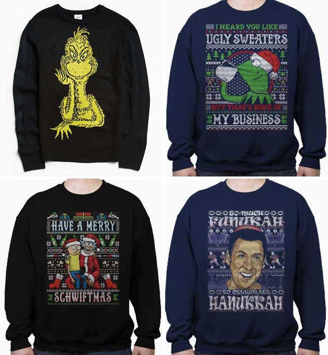 urban christmas sweaters