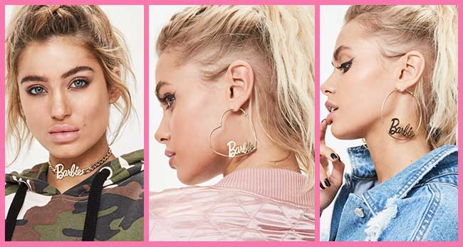 barbie earrings missguided